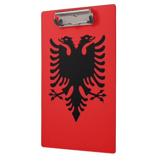 vlag van Albanië Klembord (Links)
