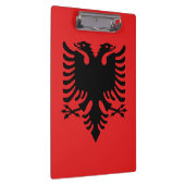 vlag van Albanië Klembord (Rechts)