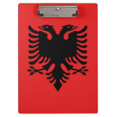 vlag van Albanië Klembord (Voorkant)