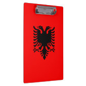 vlag van Albanië Klembord (Rechts)