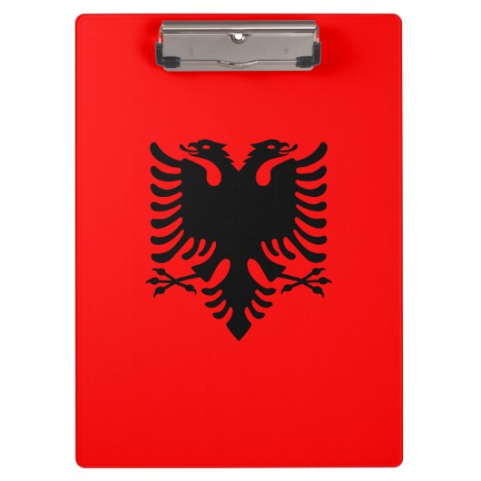 vlag van Albanië Klembord (Voorkant)