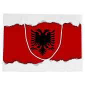 vlag van Albanië Large Cadeautasje (Achterkant)