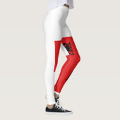 vlag van Albanië Leggings (Rechts)