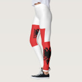 vlag van Albanië Leggings (Links)
