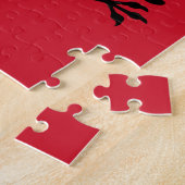 vlag van Albanië Legpuzzel (Zijkant)