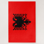 vlag van Albanië Legpuzzel (Verticaal)