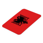 vlag van Albanië Magneet (Linkerzijde)