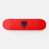 Vlag van Albanië Persoonlijk Skateboard (Horizontaal)