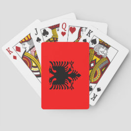 vlag van Albanië Pokerkaarten