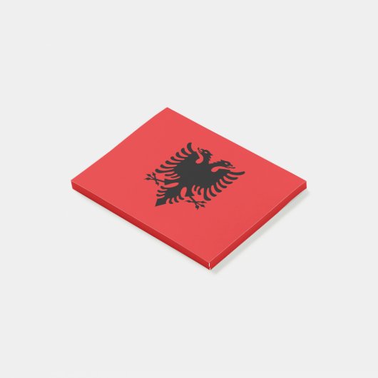 vlag van Albanië Post-it® Notes (Schuin)