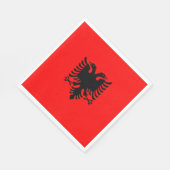 vlag van Albanië Servet (Hoek)