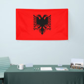 vlag van Albanië Spandoek (Beurs)