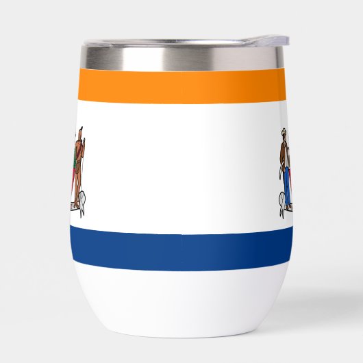 Vlag van Albany, New York (Links)