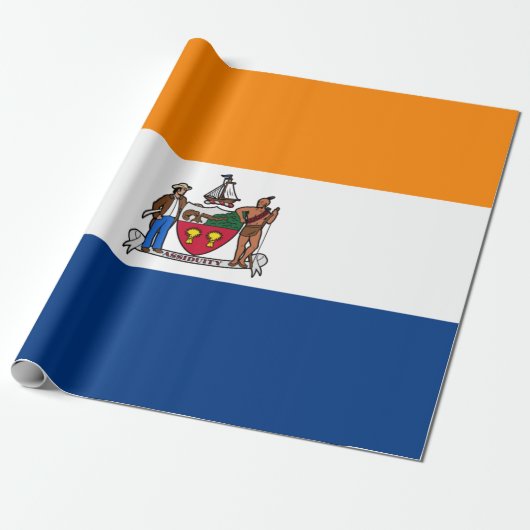 Vlag van Albany (New York) Cadeaupapier (Uitgerold)