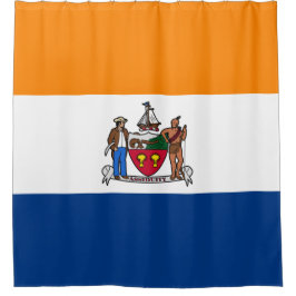 Vlag van Albany (New York) Douchegordijn