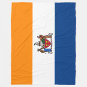 Vlag van Albany (New York) Fleece Deken (Voorkant)