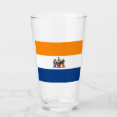 Vlag van Albany (New York) Glas (Voorkant)
