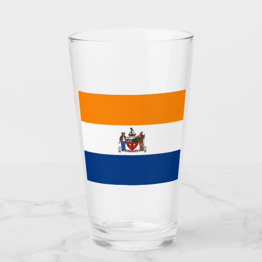Vlag van Albany (New York) Glas (Voorkant)