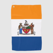 Vlag van Albany, New York Golfhanddoek (Voorkant)