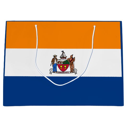 Vlag van Albany, New York Groot Cadeauzakje (Voorkant)