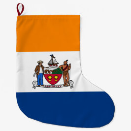 Vlag van Albany (New York) Grote Kerstsok