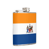 Vlag van Albany, New York Heupfles (Rechts)