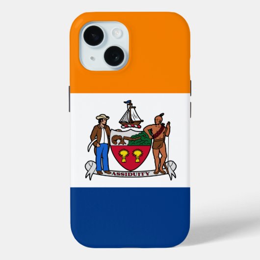 Vlag van Albany, New York iPhone/iPad case (Achterkant)