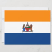 Vlag van Albany (New York) Kaart (Voorkant)