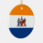 Vlag van Albany (New York) Keramisch Ornament (Rechts)