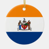 Vlag van Albany (New York) Keramisch Ornament (Voorkant)