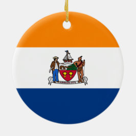 Vlag van Albany (New York) Keramisch Ornament