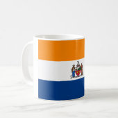 Vlag van Albany (New York) Koffiemok (Voorkant links)