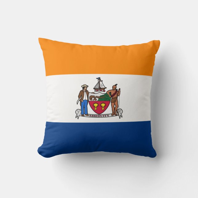 Vlag van Albany (New York) Kussen (Voorkant)
