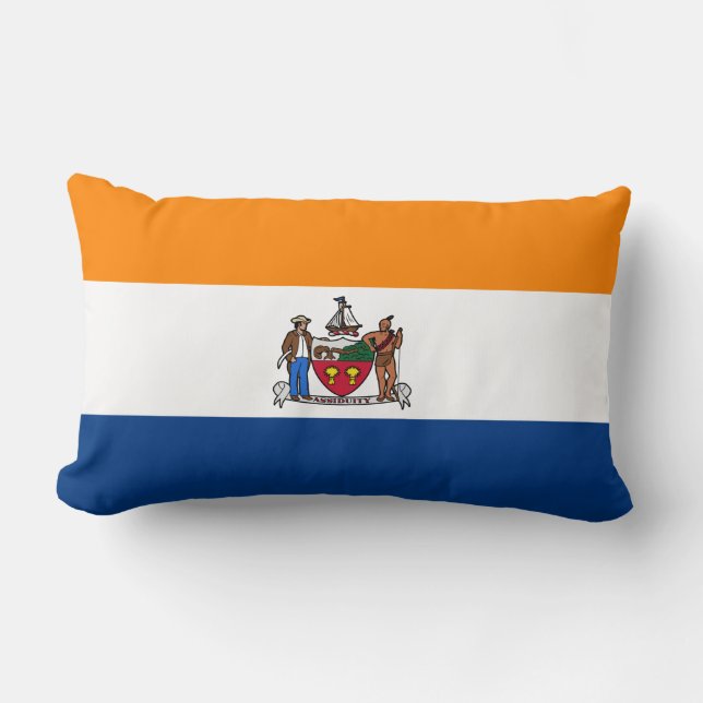 Vlag van Albany, New York Kussen (Voorkant)
