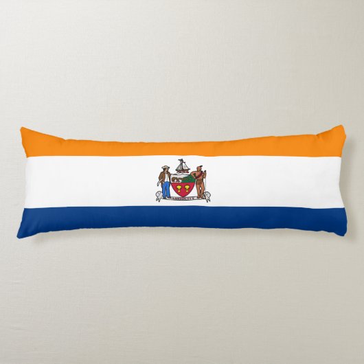 Vlag van Albany, New York Lichaamskussen (Voorkant)