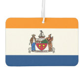 Vlag van Albany, New York Luchtverfrisser (Achterkant)