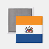Vlag van Albany (New York) Magneet (Voorkant / Achterkant)