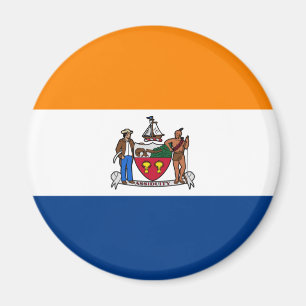 Vlag van Albany, New York Magneet