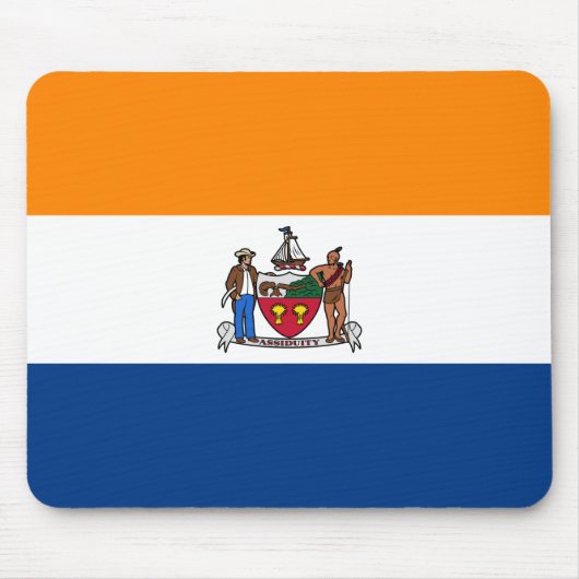 Vlag van Albany, New York Muismat (Voorkant)