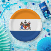 Vlag van Albany (New York) Papieren Bordje (Feest)
