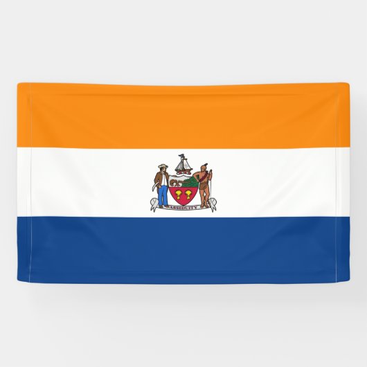 Vlag van Albany (New York) Spandoek (Horizontaal)