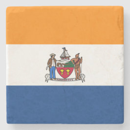 Vlag van Albany (New York) Stenen Onderzetter