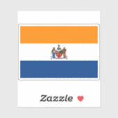 Vlag van Albany, New_York Sticker (Vel)