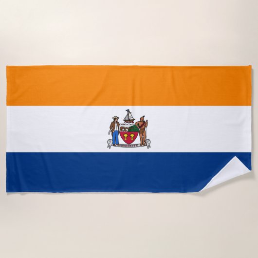 Vlag van Albany (New York) Strandlaken (Voorkant)