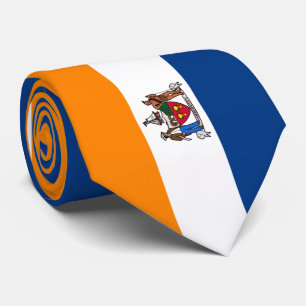 Vlag van Albany (New York) Stropdas