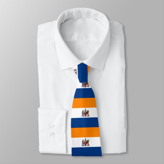 Vlag van Albany, New York Stropdas (Gebonden)