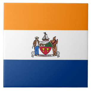 Vlag van Albany (New York) Tegeltje