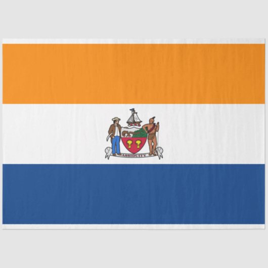Vlag van Albany (New York) Tissuepapier (Voorkant)