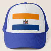Vlag van Albany, New York Trucker Pet (Voorkant)