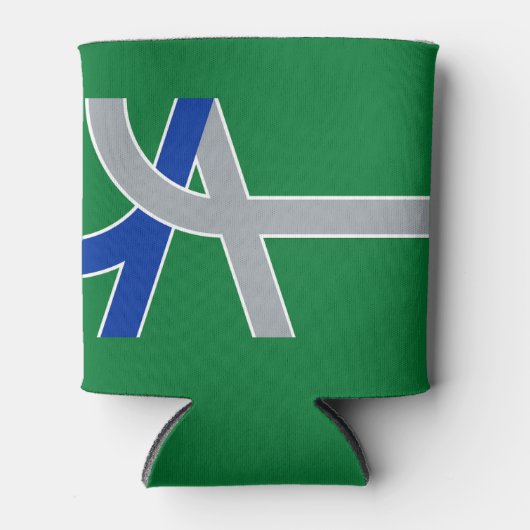 Vlag van Albany, Oregon Blikjeskoeler (Voorkant)